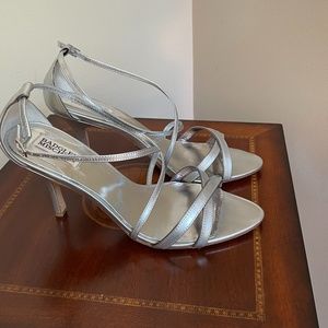 Badgley Mischka Platnium Strappy Heel Sandal